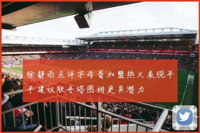 徐静雨点评字母哥加盟热火表现平平建议联手塔图姆更具潜力